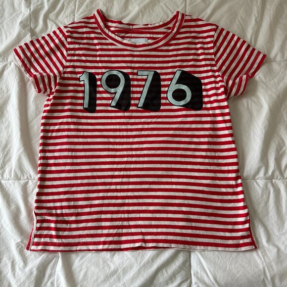 Current/Elliott 'The Boy Tee' 1976 Graphic Tee Size 0 - Picture 2 of 6